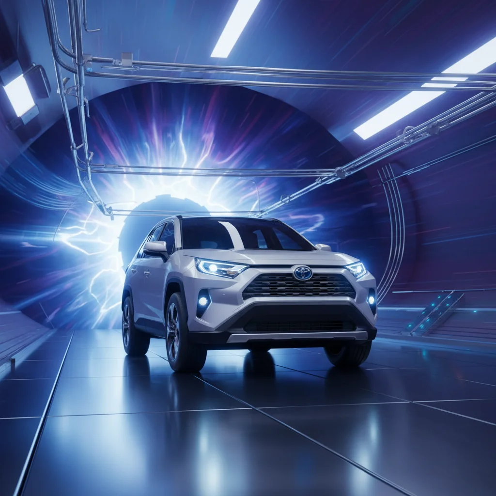 2026 Toyota RAV4 Hybrid exterior in modern setting