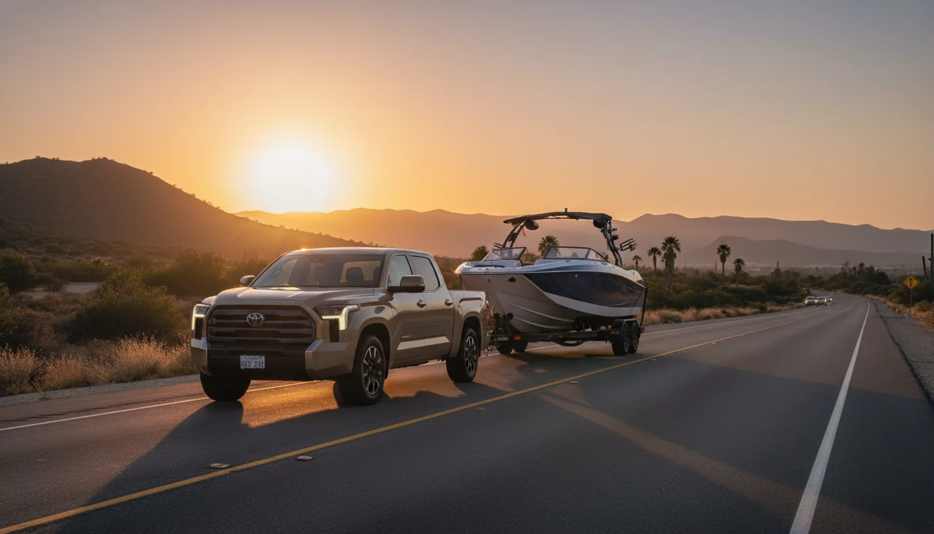 2026 Toyota Tundra pickup truck towing capability — Tustin Toyota