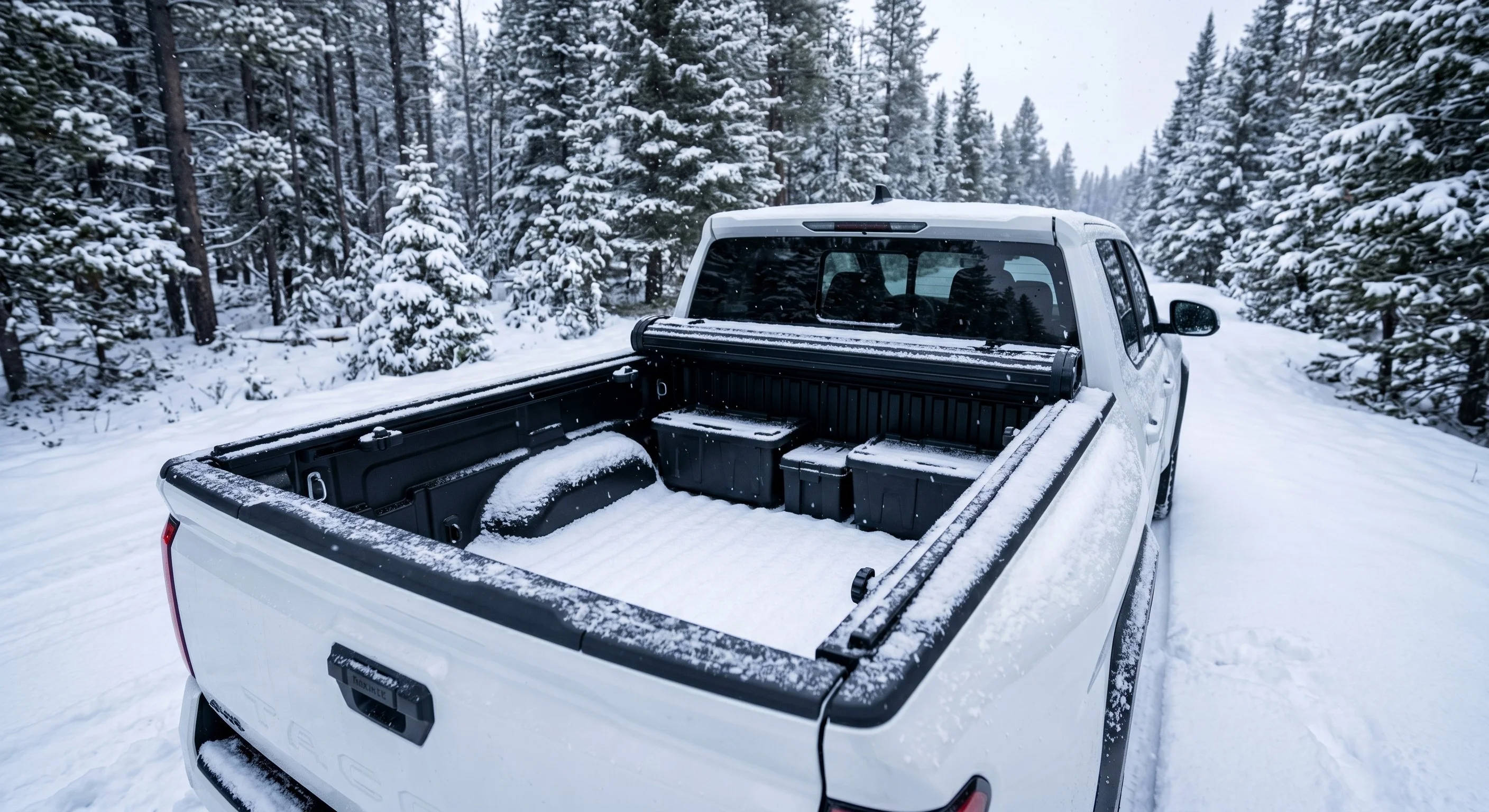 2026 Toyota Tacoma composite truck bed showing cargo dimensions