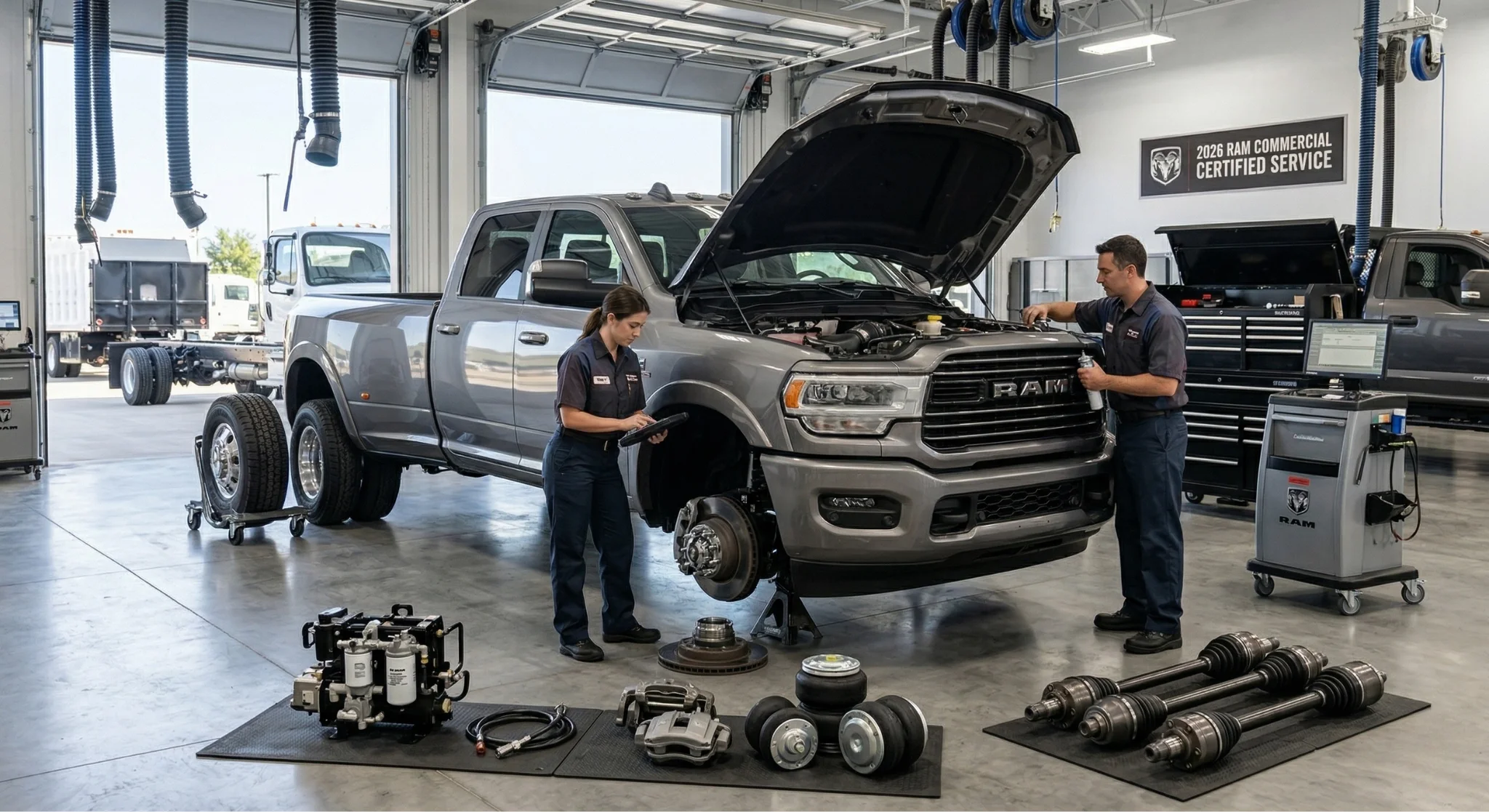 RAM commercial truck service at Victorville Motors