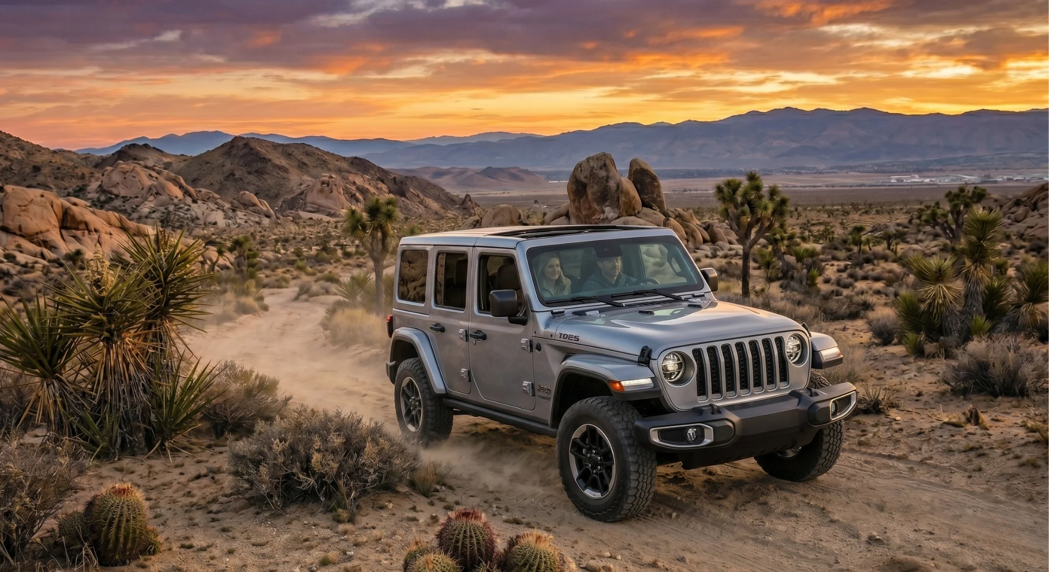 Jeep Wrangler at Victorville Motors service center in Victorville, CA
