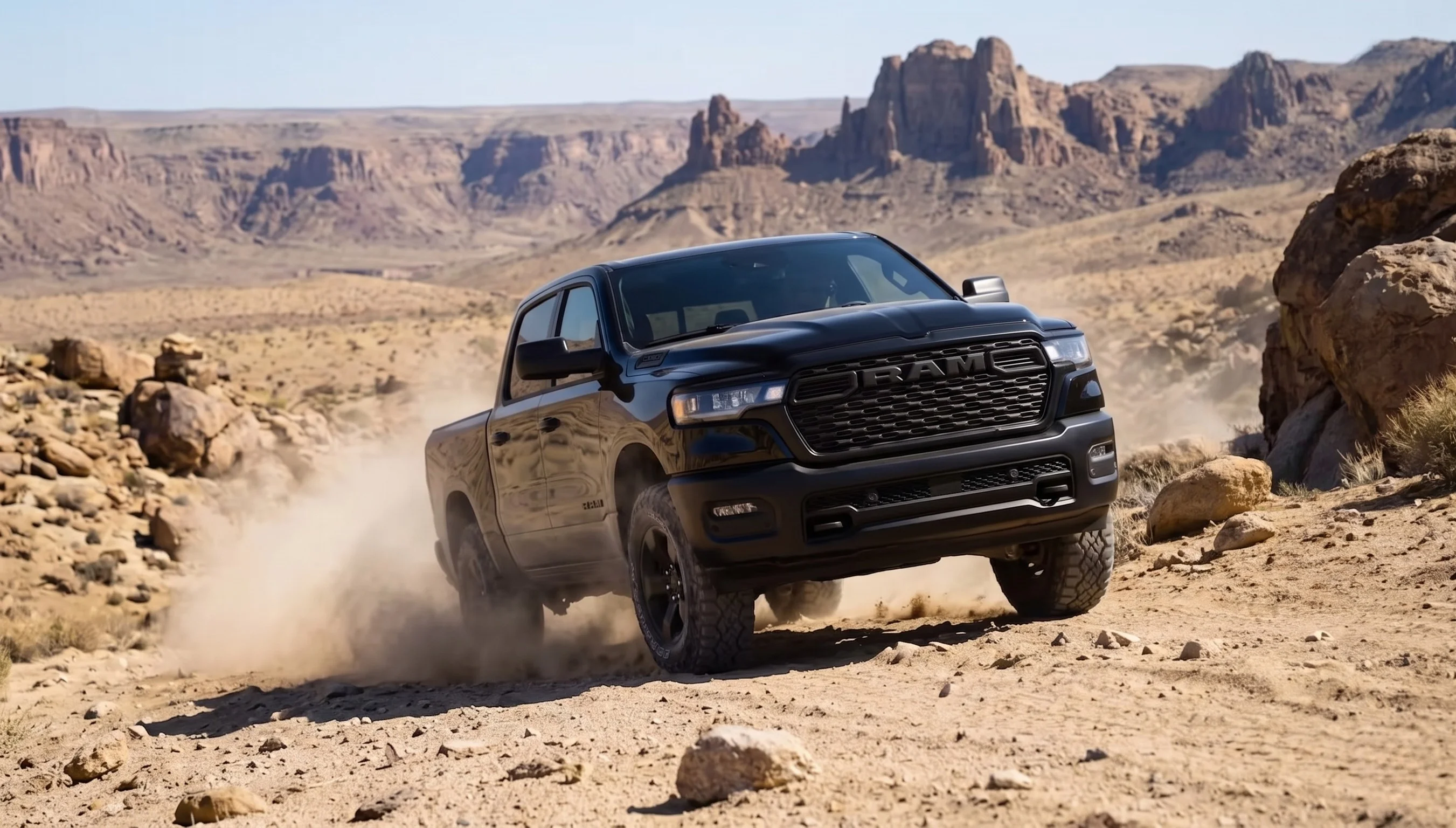 2026 Ram 1500 with available 5.7L HEMI V8 and 3.0L Hurricane engines at Victorville Motors